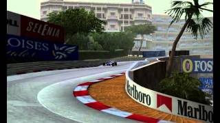 1996 Monaco Grand Prix Monte Carlo MON Formula 1 full Race F1 Challenge 99 02 CK Mod game year F1C 4 GP Season World Championship 3 2 corrida 2 2012 2013 2014 2015 21 56 16 83 3 [upl. by Buschi]