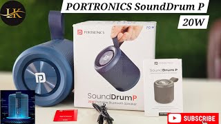 Best Bluetooth Speaker Under 2500SPLASH Proof Portronics Drum P Review [upl. by Charis]