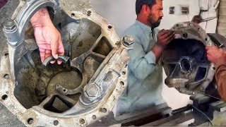 Incredible Repair of Broken Differential Gear Housing With Bearing Space … [upl. by Kcered162]