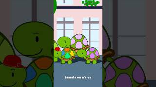 la famille tortue short  paroles [upl. by Yssim]