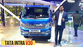 Tata Intra V30 BS6  13 टन की लोडिंग Capacity  Most Detailed Walkaround [upl. by Ensoll]