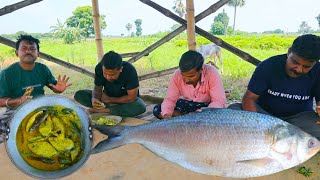 আজ আমরা ইলিশ দিয়ে কিভাবে রান্না করে খেলাম দেখুন  Bengali style ilish fish recipe  village food [upl. by Jareb619]