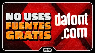 Los PELIGROS de usar TIPOGRAFÍAS GRATIS [upl. by Woodward]