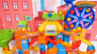 Toy Learning Video for Kids with the Colorful VTech Marble Maze [upl. by Bernat176]