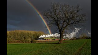 9F No 92214 26th February 2024 Mixed Goods charter [upl. by Htederem]