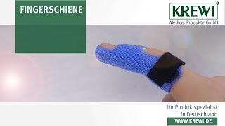 1 Fingerlagerungsschiene  Fraktur des Fingers Immobilisation  Ergotherapie [upl. by Merdith]