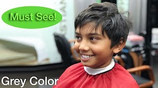 Best Haircut Transformation For boys  Hair Color Wax  Top Hairstyle for men [upl. by Ashjian998]