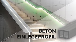 Betoneinlegeprofil  Montageanleitung [upl. by Jerman]