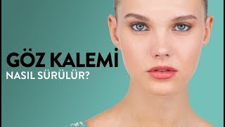 Göz kalemi nasıl sürülür [upl. by Valoniah]