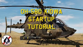 DCS World OH58D Kiowa Startup Tutorial [upl. by Nichole]