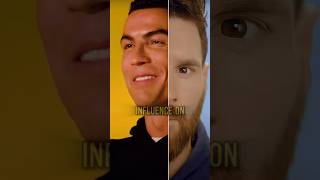 RONALDO AND MESSI INFLUENCE ON THE NEW GENERATION IS🔥😳 ronaldo messi [upl. by Weidner]