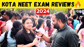 NEET EXAM STUDENTS REVIEWS 🔥 720720😳 students बाहर निकलते ही रोने लगे 🥺 [upl. by Klinges]