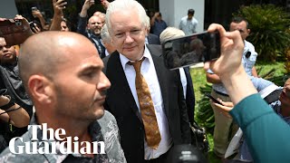 Julian Assange leaves Saipan court a free man after sentencing – watch live [upl. by Rivard]