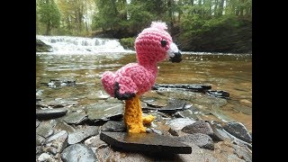 Flamingo Amigurumi Crochet Tutorial [upl. by Yerga]