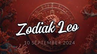 RAMALAN ZODIAK HARIAN  LEO 10 SEPTEMBER 2024 [upl. by Almeeta]