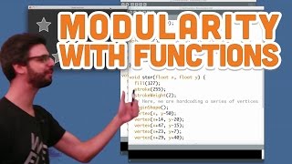 73 Modularity with Functions  Processing Tutorial [upl. by Eillat]