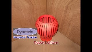 Cara membuat lampion kertas dengan bola lampu AJAIB  paper lantern with magic bulb [upl. by Abraham]