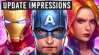 Blue Dragon T2 Rank Up amp Update Impressions  Marvel Future Fight [upl. by Aneen]