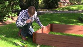 Raised Garden Bed  4x8 Assembly [upl. by Sarilda28]