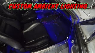 INSTALLING AMBIENT LIGHTS IN 1966 MUSTANG [upl. by Pappas978]