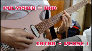 Polyphia — Bad  intro  verse 1  practice routine [upl. by Ezri606]