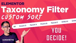 Custom Sort Elementors Taxonomy Filter [upl. by Spindell869]