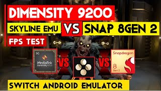 Skyline Emulator  Benchmark Dimensity 9200 Vs Snapdragon 8Gen 2 [upl. by Mellar310]