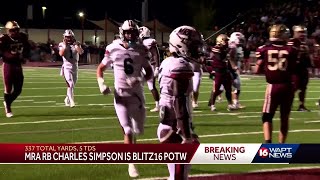 Blitz 16 Player of the WeekCharles Simpson [upl. by Eentrok]