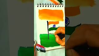 independence day painting 2024 independenceday 15august painting art shorts india viralvideo [upl. by Aynekat]