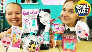 5 NEUE MÄDCHEN SPIELZEUGE  Fun Lockets LOL Surprise Num Noms Cotton Candy Cuties Gel a Peel [upl. by Itsyrc]