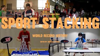 Sport Stacking World Record History [upl. by Laufer]