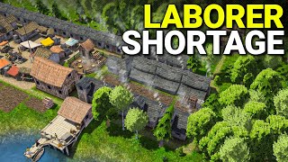 Solving a LABORER SHORTAGE in BANISHED 10 [upl. by Philender904]