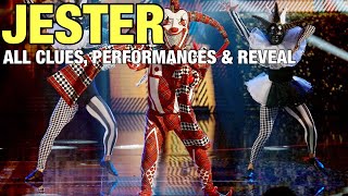 The Masked Singer Jester All Clues Performances amp Reveal [upl. by Mahala813]