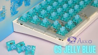 Akko CS Jelly Blue  Cleanest Tactile Switch [upl. by Sugirdor545]