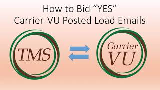 Bid YES on Posted Load Emails for Carrier VU users [upl. by Shanie269]