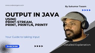 How to give OUTPUT in Java  L22 [upl. by Eneladgam]