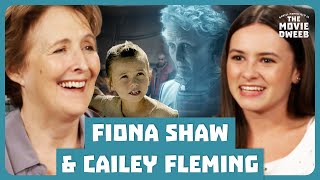 Fiona Shaw amp Cailey Fleming Bond Over Their Star Wars Appearances 🚀  The Movie Dweeb [upl. by Phonsa399]