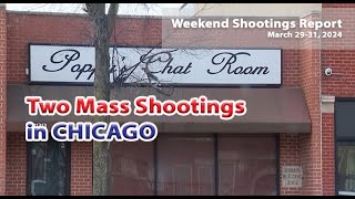 Chicago 2 Mass Shootings Weekend Shootings Report Cities wMost Shootings [upl. by Derzon]