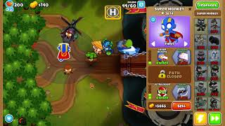 Bloons TD 6  Dark Castle  Deflation Mode [upl. by Milde]