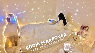 aesthetic room makeover  room tour🏹🕯️ temu haul cozy decorating  pinterest inspired [upl. by Enyawad]