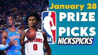 NBA PRIZEPICKS TODAY  5 BEST PROP PICKS  SUNDAY  1282024  BEST PROPS  NBA BETTING [upl. by Pelagias]