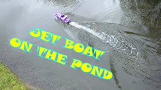 Jet Boat on Keynsham Park Pond [upl. by Swann971]