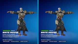 FORTNITE BRITE MOVES EMOTE 1 HOUR [upl. by Eirrab]