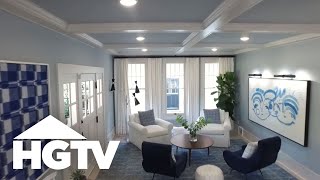 90Second Interior Tour  Urban Oasis 2017  HGTV [upl. by Aloise]