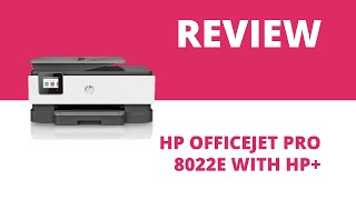 HP OfficeJet Pro 8022e A4 Colour Multifunction Inkjet Printer with HP Plus [upl. by Virge]