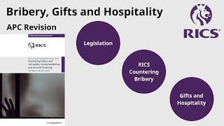 Bribery in the Construction Industry  RICS APC Revision [upl. by Maroney]