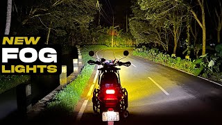 BRAND NEW Fog Lights for Royal Enfield Himalayan  HJG 60W Cree [upl. by Hawk]