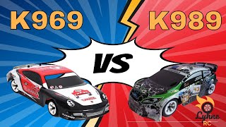 WLToys K989 vs K969 which is best Can they both race and drift [upl. by Hilten]