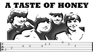 A TASTE OF HONEY cover Guitar Tab [upl. by Akirehc]