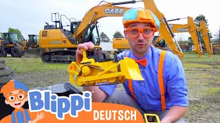 Blippi Deutsch  Die Baustelle  Abenteuer und Videos für Kinder [upl. by Arze]